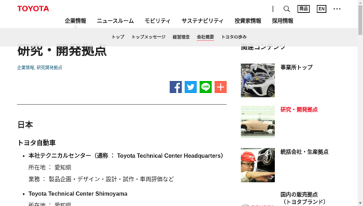 トヨタ自動車東富士健康管理室